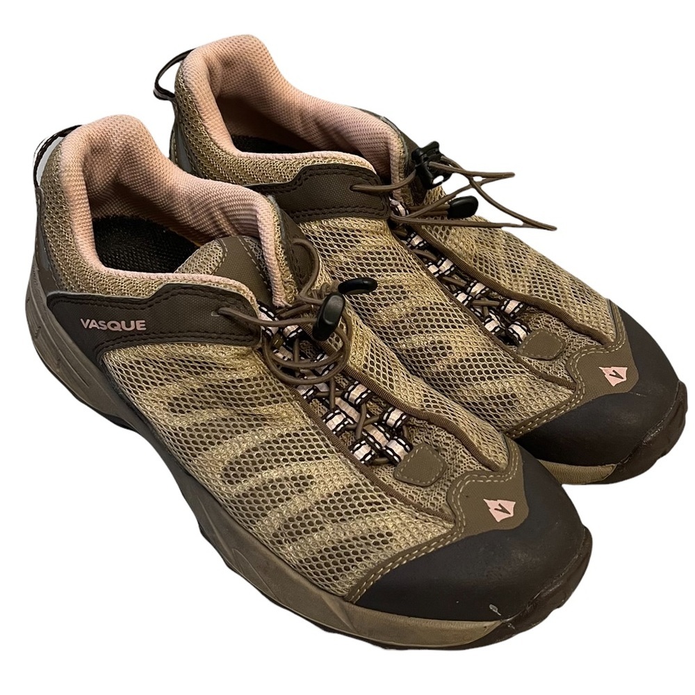 Vasque Youth Girl Size 6 Slip On Bungee Lace Hiking Trail Shoes
